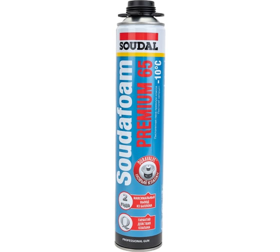 Пистолетная пена Soudal Соудафоам Премиум 65 зимняя 820 мл 199002