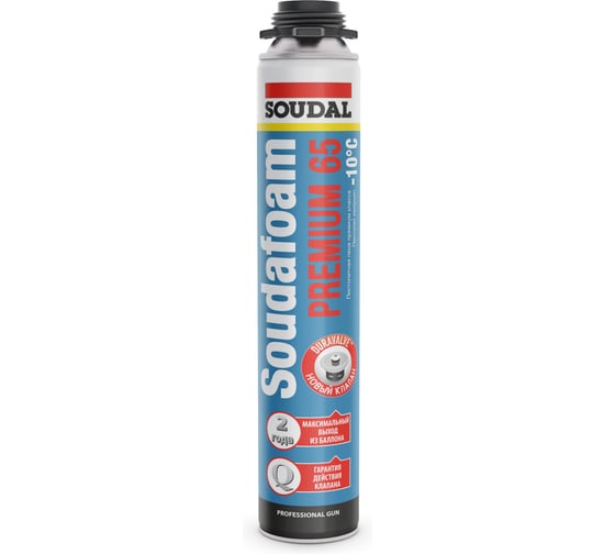 Пистолетная пена Soudal Соудафоам Премиум 65 зимняя 820 мл 199002