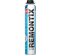 Зимняя пистолетная монтажная пена REMONTIX PRO 65 850 мл RMBPrwin65