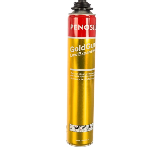 Монтажная профессиональная пена Penosil с низким расширением всесезонная GoldGun Low Expansion 750 мл A1573Z