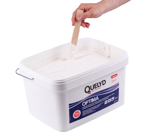 Готовый клей для стеклообоев QUELYD OPTIMA 15 л 7476 30860511
