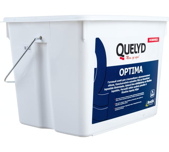 Готовый клей для стеклообоев Quelyd OPTIMA 5 л 30860282