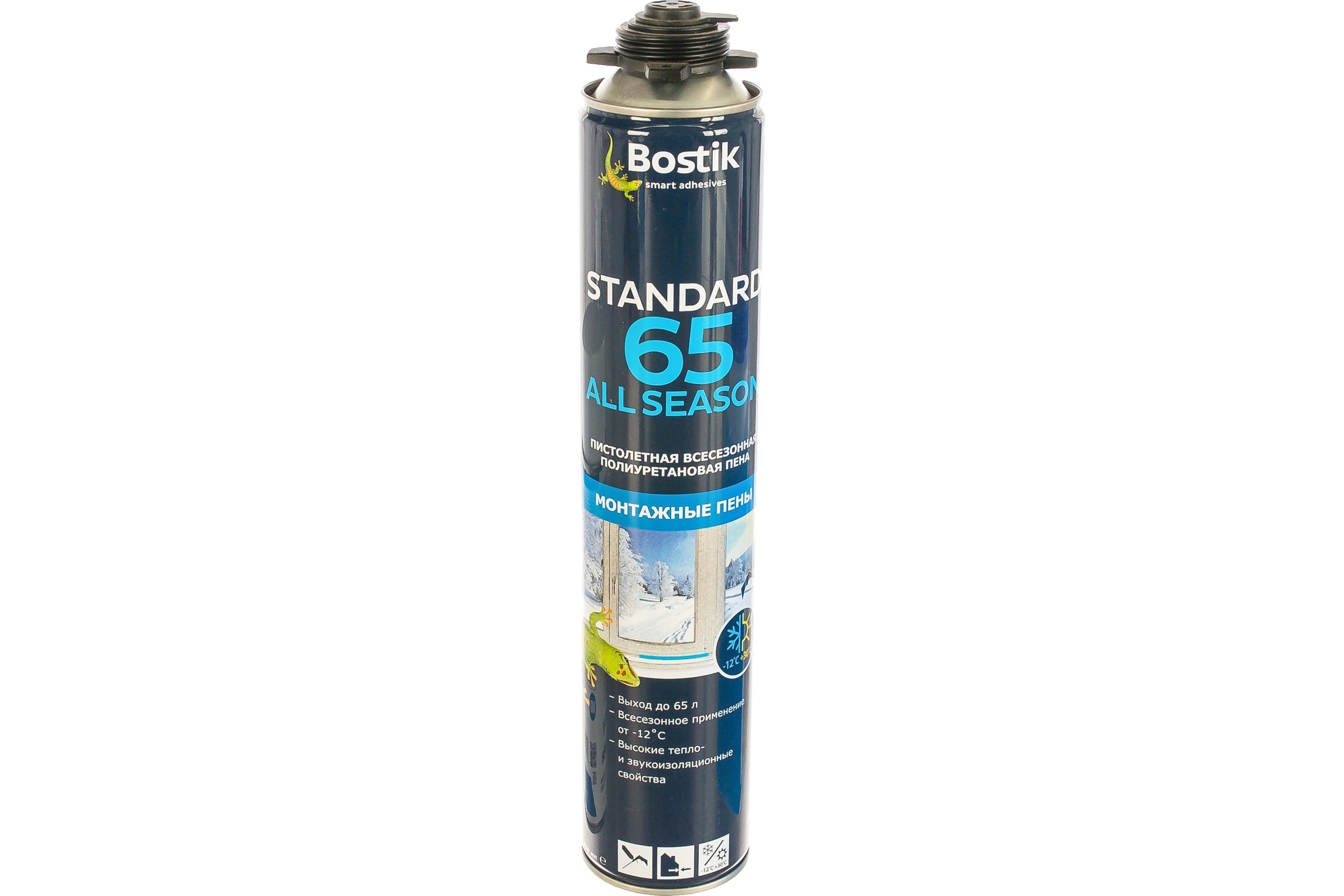 BOSTIK Standard 65 пена пистолетная полиуретановая,800 мл