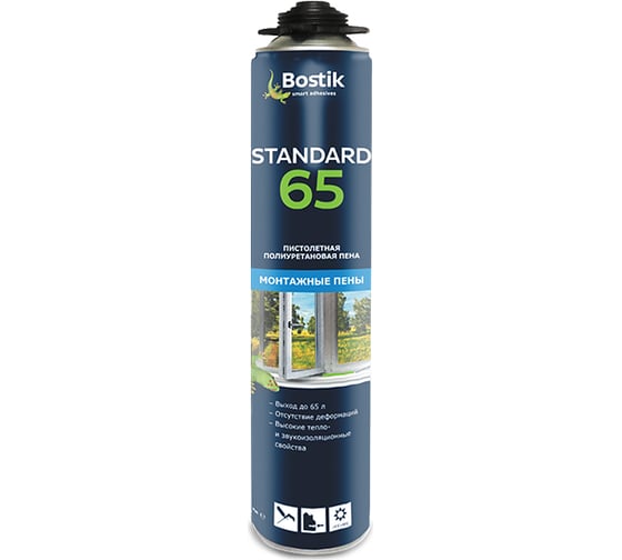 Монтажная пена Bostik Standard 65, 750 мл