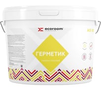 Акриловый герметик ECOROOM AS-10 универсальный, белый, 15 кг E-Герм-4180/15