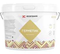 Акриловый герметик ECOROOM AS-16 для дерева, белый, 15 кг E-Герм-4189/15