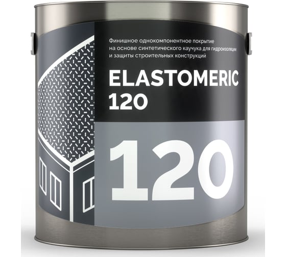 Мастика для кровли Elastomeric Systems 3 кг, белый финиш elastomeric-120 1200001