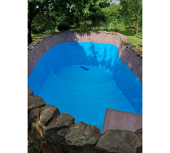 Мастика для бассейна Elastomeric Systems 3 кг, голубой elastomeric pool ET-6006045