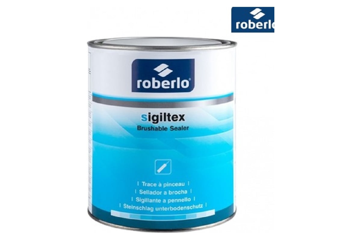 Шовный герметик ROBERLO sigiltex под кисть, серый, 1 кг 64545