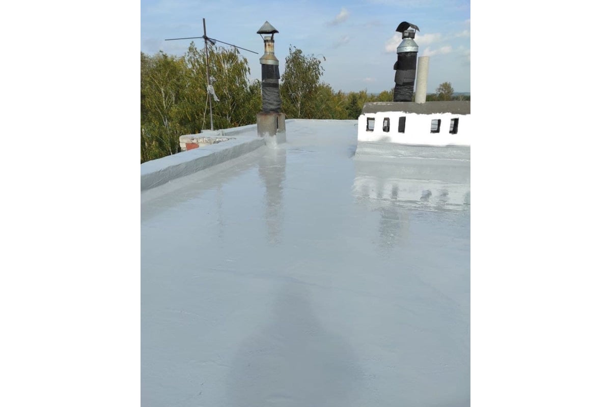 Жидкая пвх-мембрана Elastomeric Systems 3 кг, серая, elastomeric pvc ...