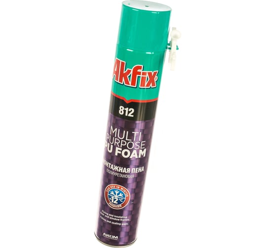 Бытовая зимняя монтажная пена Akfix 812, 850 гр. FA080 1