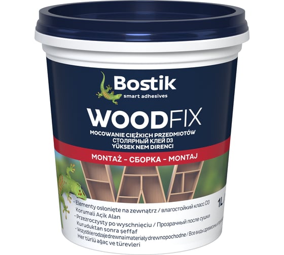 Столярный клей Bostik WOOD FIX D3 1 л 30612774 1
