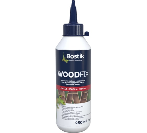 Влагостойкий столярный клей Bostik WOOD FIX 250 мл 30612772