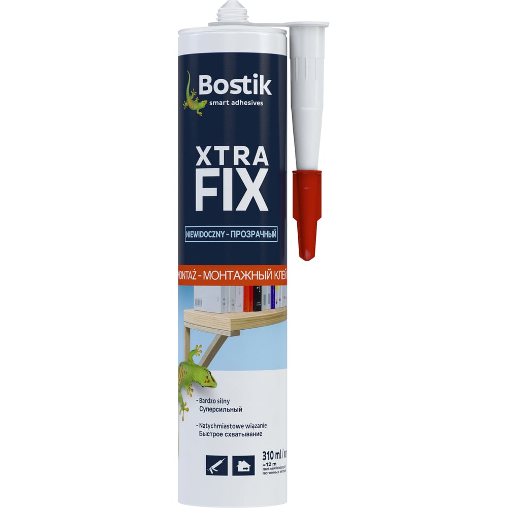 Монтажный клей Bostik XTRA FIX белый 310 мл 30612723 - выгодная цена ...