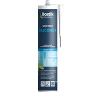 Санитарный силиконовый герметик Bostik Sanitary Silicone A белый 0,280 л 30607540