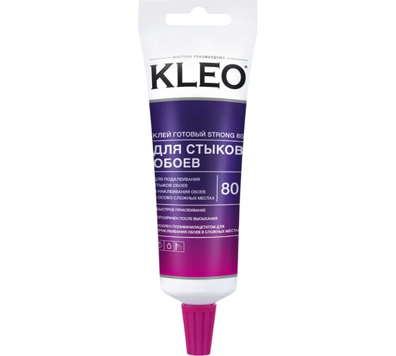 Клей для стыков обоев KLEO STRONG 080 стыки 1