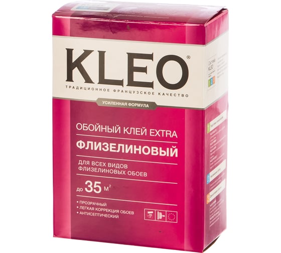 Обойный клей для флизелиновых обоев KLEO сыпучий 030 EXTRA 35