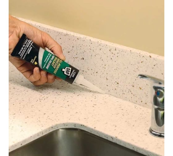 Силиконовый герметик общего назначения DAP All-Purpose Adhesive Sealant блистер, 82.8 мл 0755