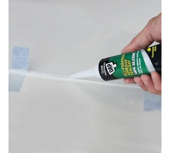 Силиконовый герметик общего назначения DAP All-Purpose Adhesive Sealant блистер, 82.8 мл 0755