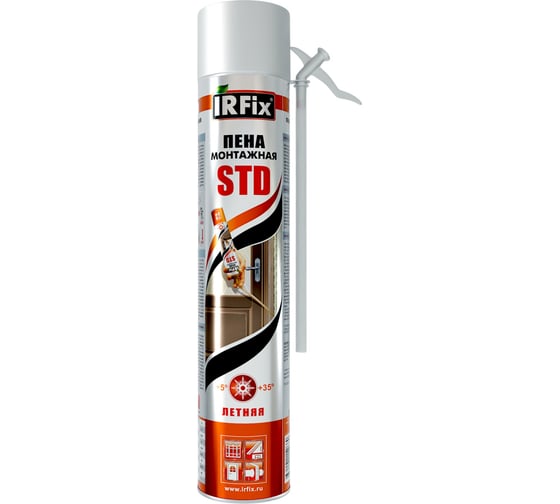 Пена монтажная бытовая летняя IRFIX STD 750мл 10003