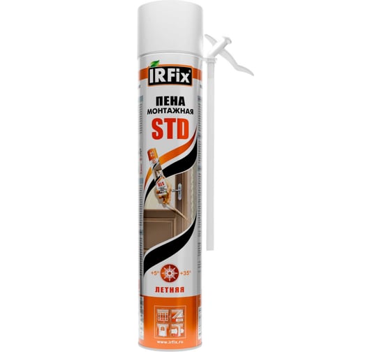 Пена монтажная бытовая летняя IRFIX STD 750мл 10003 1