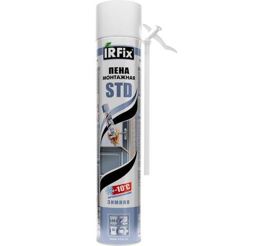Монтажная бытовая зимняя пена IRFIX STD 750 мл 10013 1