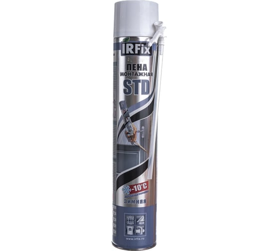 Монтажная бытовая зимняя пена IRFIX STD 750 мл 10013