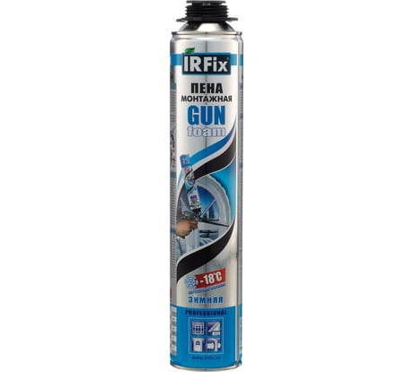 Профессиональная монтажная пена IRFIX GUN зима 750 мл 10012