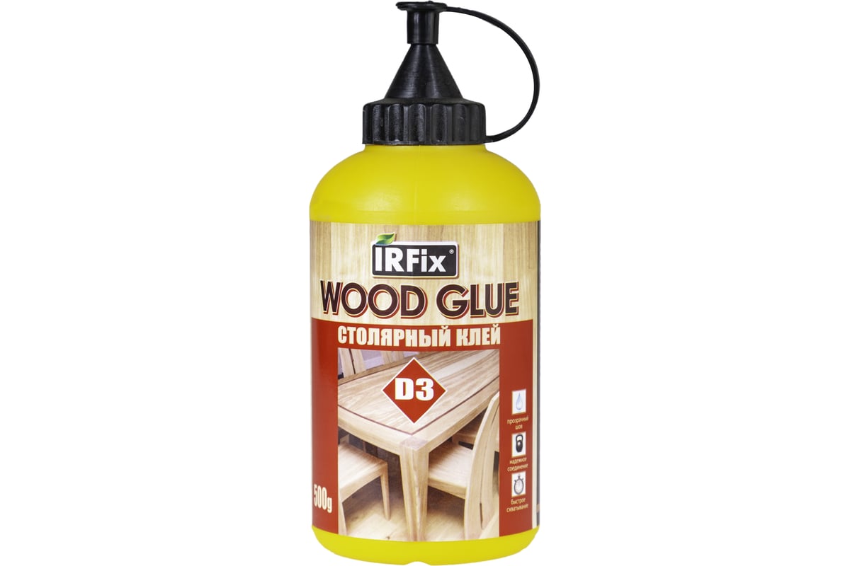 Столярный клей IRFIX WOOD GLUE D3 молочный 500 гр 20075 - выгодная цена ...