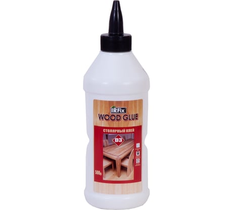 Столярный клей IRFIX WOOD GLUE D3 молочный 500 гр 20075