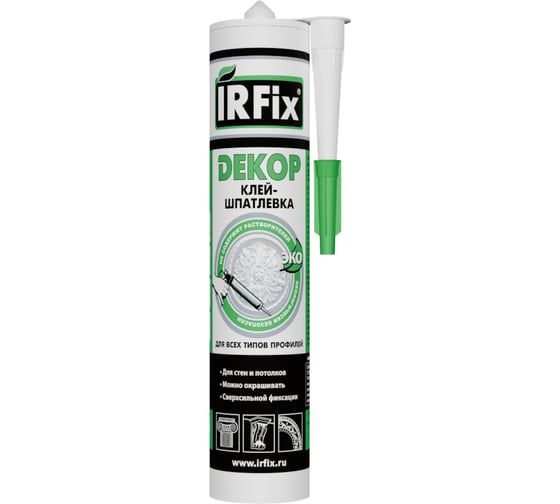 Клей - шпатлевка IRFIX DECOR белый 310 мл 20014
