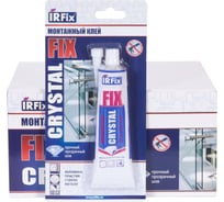 Монтажный бесцветный каучуковый клей IRFIX CRYSTAL FIX 100 мл 20088