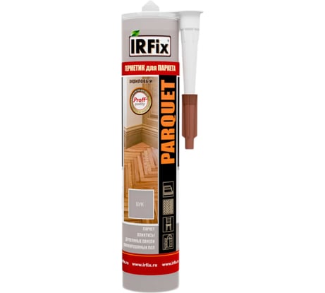 Герметик для паркета IRFIX Parquet "Бук" акриловый 310мл 20021