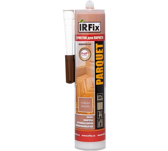 Герметик для паркета IRFIX Parquet "Темная вишня" акриловый 310мл 20028