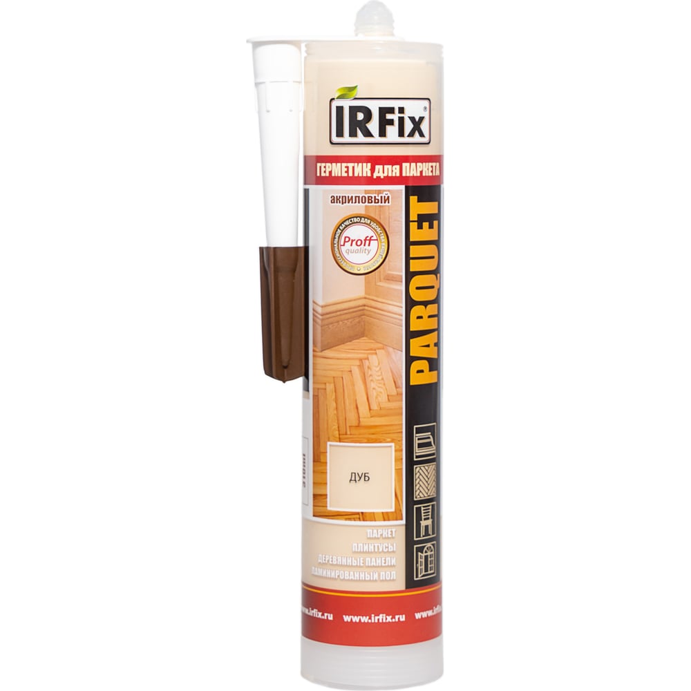Акриловый герметик для паркета IRFIX Дуб 310 мл 20023 - выгодная цена ...