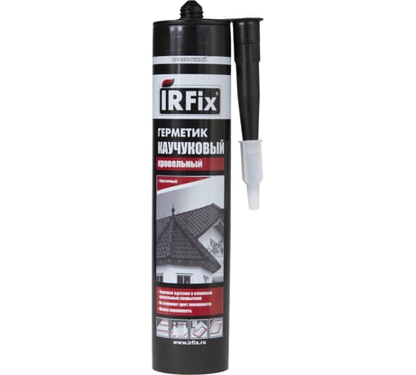 Кровельный герметик IRFIX каучуковый прозрачный 310 мл 20011