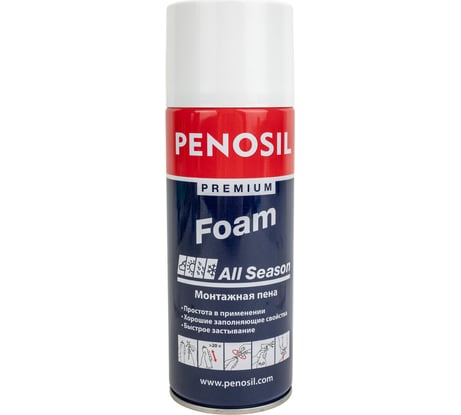 Бытовая монтажная пена Penosil Premium Foam всесезонная 300 мл A1609Z