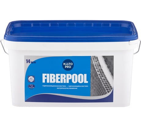 Гидроизоляционная мастика KIILTO Fiberpool 14 кг T3723.301
