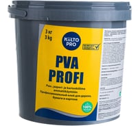 Профессиональный клей для дерева, бумаги и картона на основе KIILTO PVA Profi 3кг T6559.003