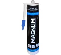Санитарный силиконовый герметик Magnum белый, 280 мл М-002-4-280
