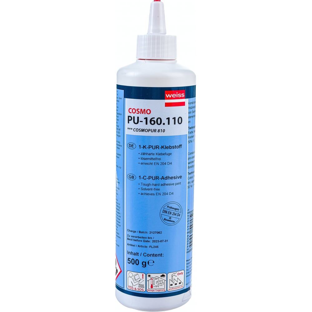 Полиуретановый клей COSMOFEN COSMO полиэтиленовая бутылка 500ml PU-160. ...