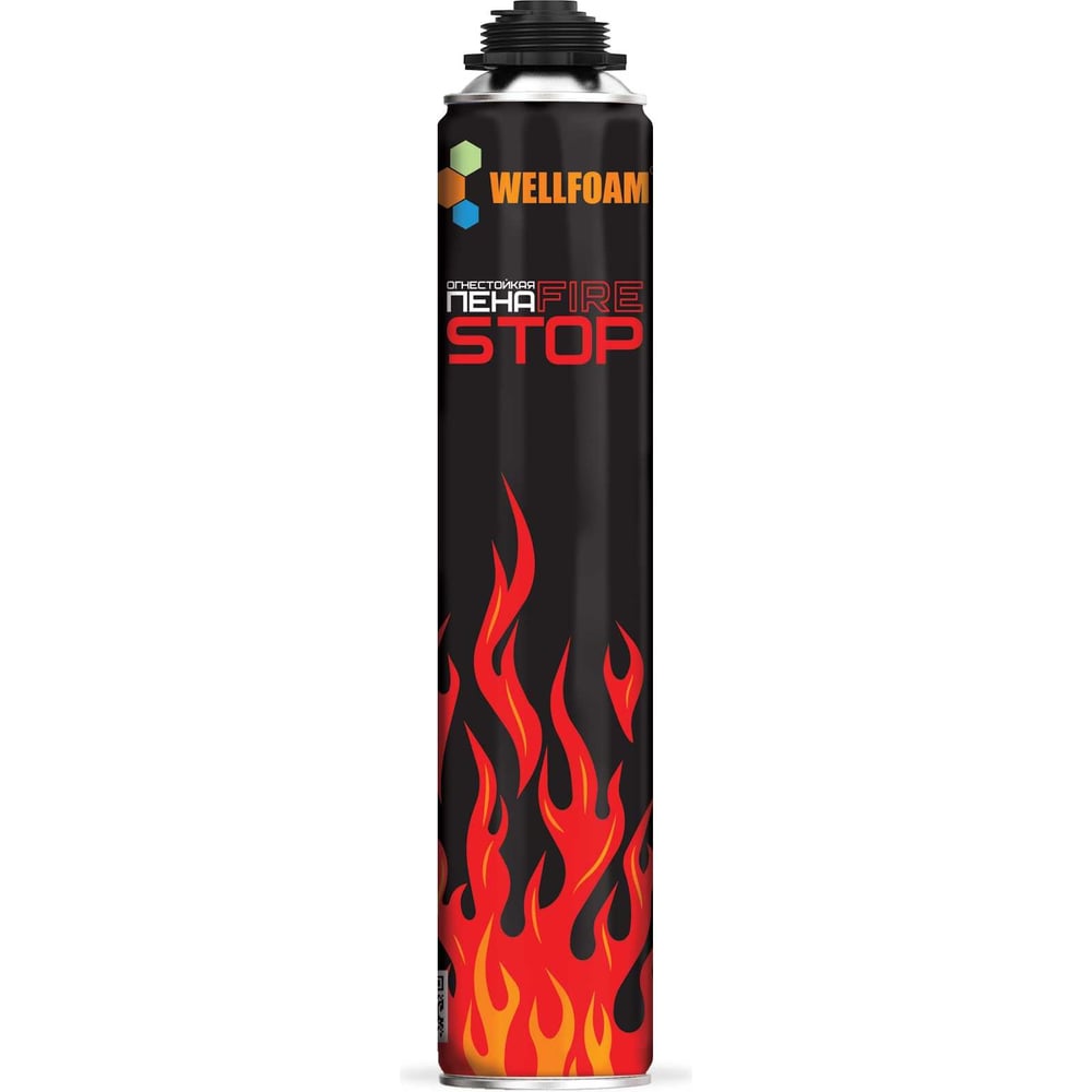 Огнестойкая монтажная профессиональная пена WELLFOAM FIRESTOP WFFSTP ...
