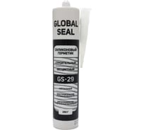 Силиконовый нейтральный герметик GlobalSeal GS-29, бесцветный, 290 г 3290013