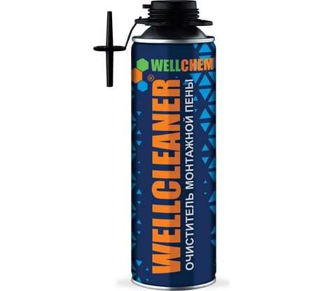 Очиститель монтажной пены WELLFOAM WELLCLEANER 650 мл WCL