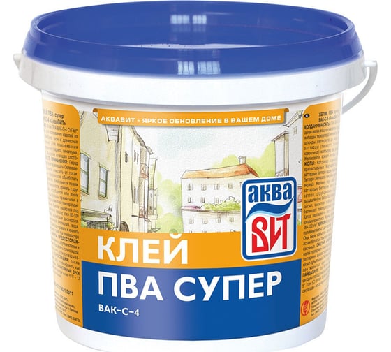 Клей АкваВит ПВА супер ВАК-С-4 5 кг 35108