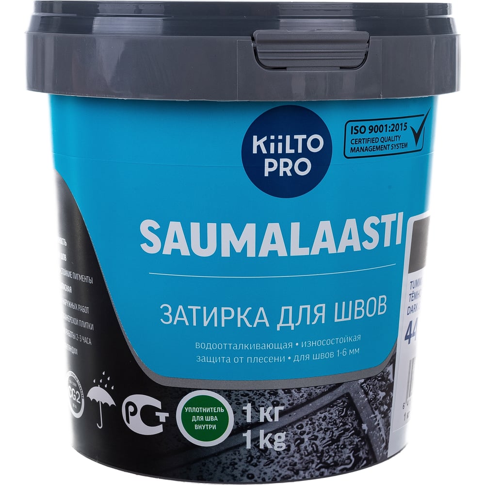 Затирка KIILTO Saumalaasti 43, 1 кг, светло-серый T3584.001 - выгодная .