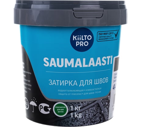 Затирка KIILTO Saumalaasti 43, 1 кг, светло-серый T3584.001
