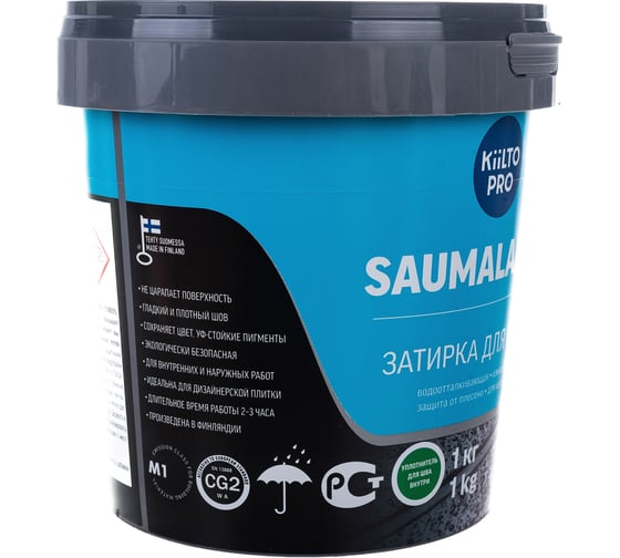 Затирка KIILTO Saumalaasti 43, 1 кг, светло-серый T3584.001
