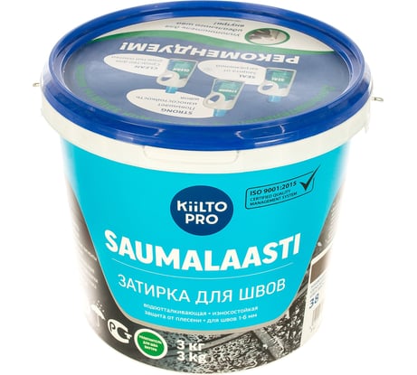 Затирка KIILTO Saumalaasti 38, 3 кг, серо-коричневый T3516.003