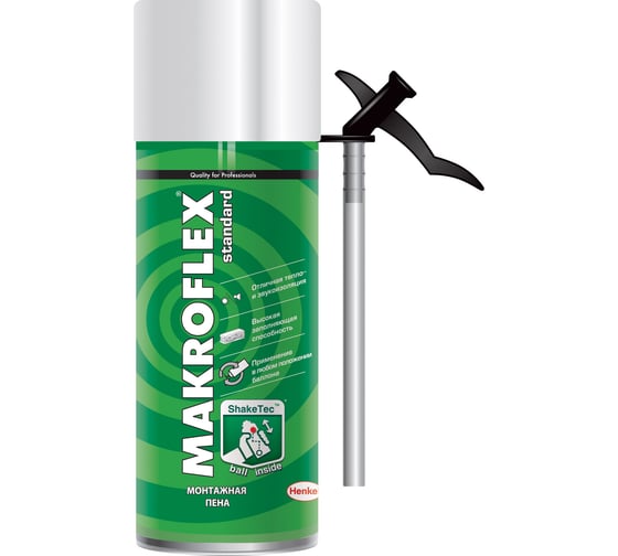 Монтажная стандартная пена MAKROFLEX 1914607 ShakeTec 300мл Б0026341